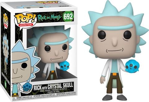 Figurine Funko Pop! N°692 - Rick Et Morty - Rick Avec Crâne En Cristal